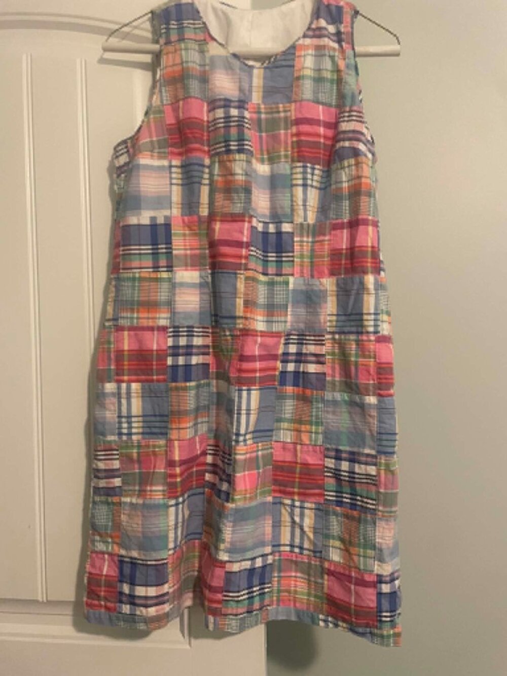 Patchwork A Line Dress Ladies, Lined